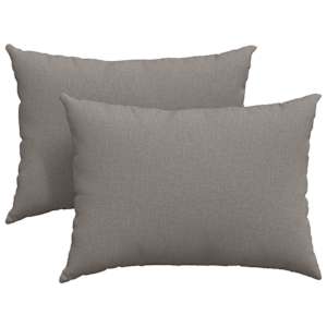 Pohovkové polštáře 2 pcs Taupe 70 x 50 cm textil - obrázek 2