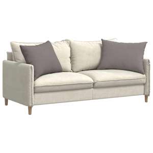 Pohovkové polštáře 2 pcs Taupe 70 x 50 cm textil - obrázek 3