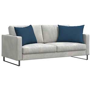 Pohovkové polštáře 2 pcs Modrá 70 x 50 cm textil - obrázek 3
