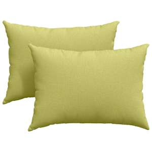 Pohovkové polštáře 2 pcs Světlá zelená 70 x 50 cm textil - obrázek 2