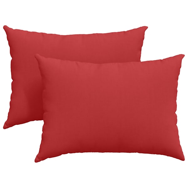 vidaXL Diivanipadjad 2 tk kangas Punane 70 x 50 cm