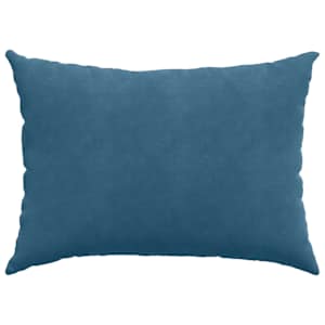 Pohovkové polštáře 2 pcs Modrá 70 x 50 cm Žebrovaná látka - obrázek 6