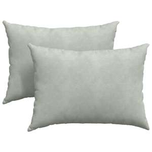 Pohovkové polštáře 2 pcs Světle šedá 70 x 50 cm Žebrovaná látka - obrázek 2