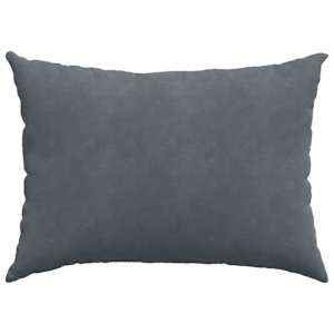 Pohovkové polštáře 2 pcs Tmavě šedá 70 x 50 cm Žebrovaná látka - obrázek 6