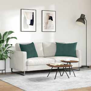 Pohovkové polštáře 2 pcs Tmavě zelená 70 x 50 cm - obrázek 4