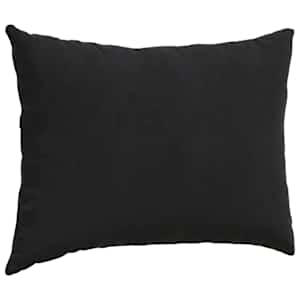 Pohovkové polštáře 2 pcs Černá 70 x 50 cm Žebrovaná látka - obrázek 5