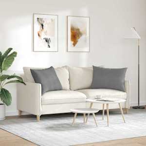Pohovkové polštáře 2 pcs Tmavě šedá 70 x 50 cm textil - obrázek 4