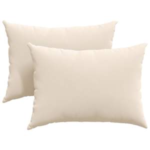 Pohovkové polštáře 2 pcs Béžová 70 x 50 cm textil - obrázek 2