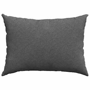 Pohovkové polštáře 2 pcs Tmavě šedá 70 x 50 cm Žebrovaná látka - obrázek 6