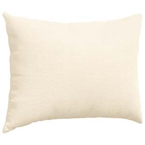 Pohovkové polštáře 2 pcs Krémová 70 x 50 cm Žebrovaná látka - obrázek 5