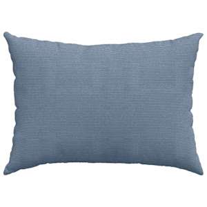 Pohovkové polštáře 2 pcs Modrá 70 x 50 cm Žebrovaná látka - obrázek 6