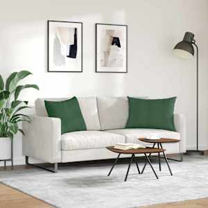 Pohovkové polštáře 2 pcs Tmavě zelená 70 x 50 cm - obrázek 4
