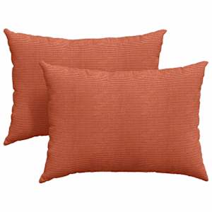 Pohovkové polštáře 2 pcs Červená oranžová 70 x 50 cm - obrázek 2