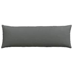 Pohovkové polštáře 2 pcs Tmavě šedá 120 x 40 cm textil - obrázek 6