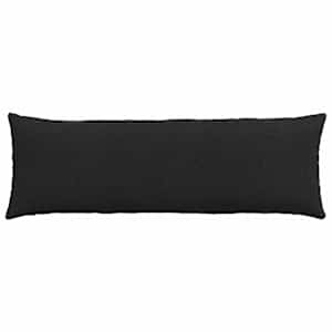 Pohovkové polštáře 2 pcs Černá 120 x 40 cm textil - obrázek 6