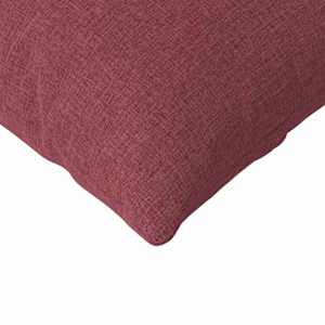 Pohovkové polštáře 2 pcs Víno Červené 120 x 40 cm textil - obrázek 7