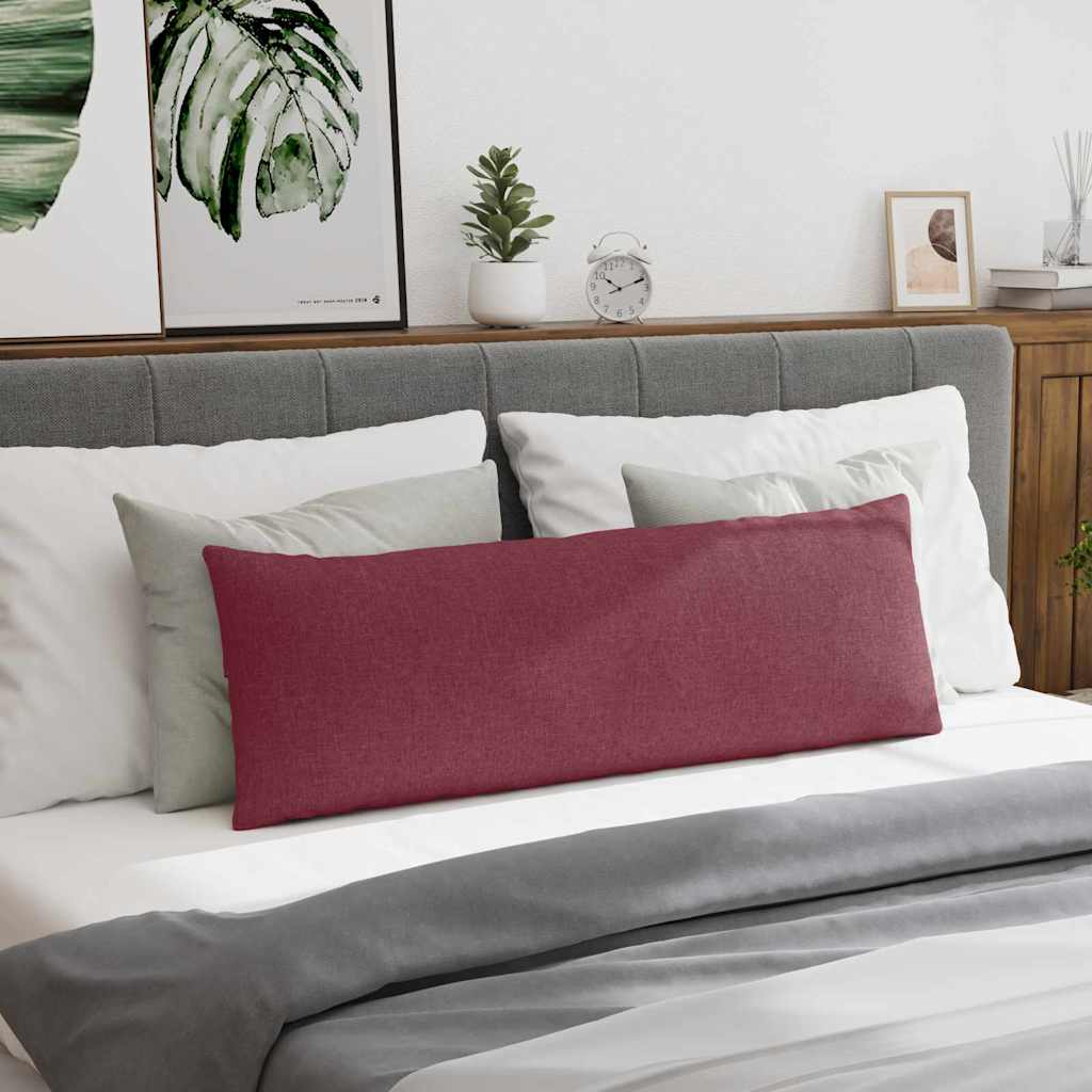 Μαξιλάρι Καναπέ 2 pcs Κόκκινο 120 x 40 cm ύφασμα - Image 4