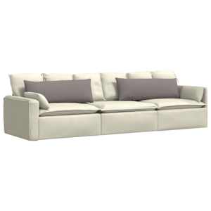 Pohovkové polštáře 2 pcs Taupe 120 x 40 cm textil - obrázek 3