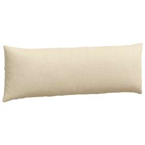 Pohovkové polštáře 2 pcs Krémová 120 x 40 cm textil - obrázek 5