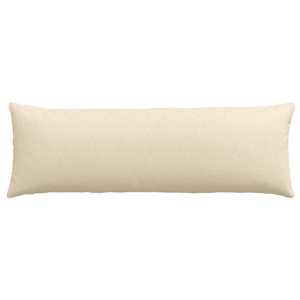Pohovkové polštáře 2 pcs Krémová 120 x 40 cm textil - obrázek 6