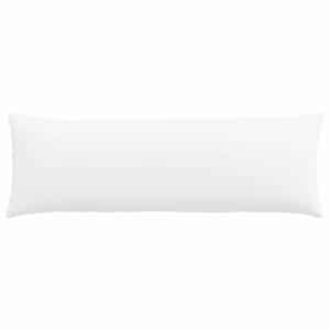 Pohovkové polštáře 2 pcs Bílá 120 x 40 cm textil - obrázek 6