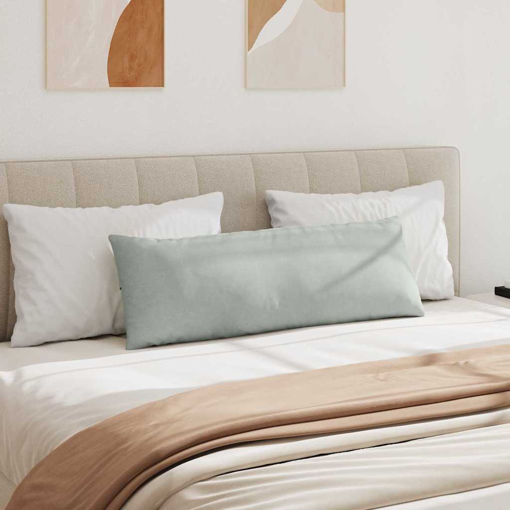 Μαξιλάρι Καναπέ 2 pcs Ανοιχτό γκρι 120 x 40 cm - Image 4