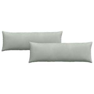 Pohovkové polštáře 2 pcs Světle šedá 120 x 40 cm - obrázek 2