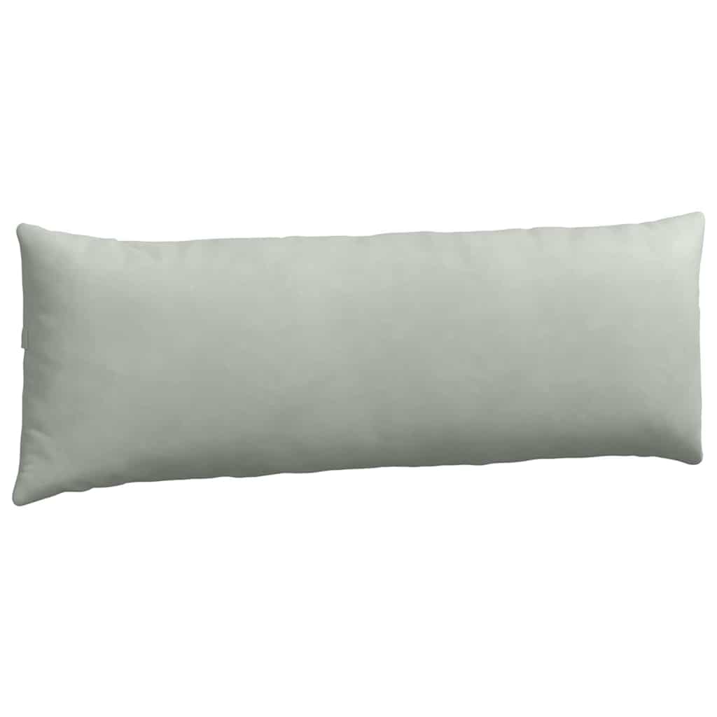 Μαξιλάρι Καναπέ 2 pcs Ανοιχτό γκρι 120 x 40 cm - Image 5