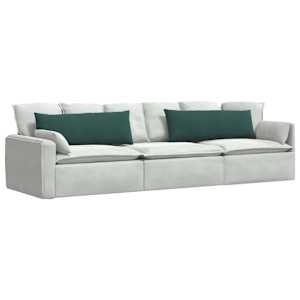 Pohovkové polštáře 2 pcs Tmavě zelená 120 x 40 cm - obrázek 3