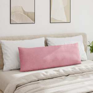 Pohovkové polštáře 2 pcs Růžová 120 x 40 cm Žebrovaná látka - obrázek 4