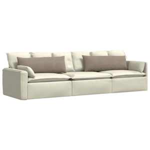 Pohovkové polštáře 2 pcs Taupe 120 x 40 cm textil - obrázek 3