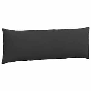 Pohovkové polštáře 2 pcs Černá 120 x 40 cm textil - obrázek 5