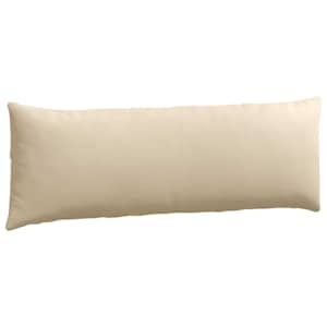 Pohovkové polštáře 2 pcs Krémová 120 x 40 cm textil - obrázek 5