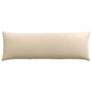 Pohovkové polštáře 2 pcs Krémová 120 x 40 cm textil - obrázek 6