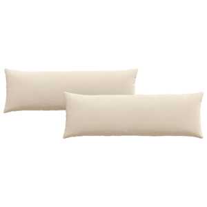 Pohovkové polštáře 2 pcs Béžová 120 x 40 cm textil - obrázek 2