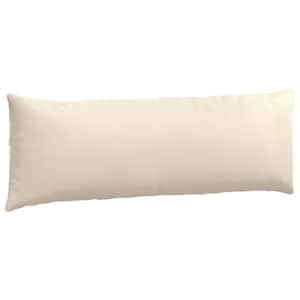 Pohovkové polštáře 2 pcs Béžová 120 x 40 cm textil - obrázek 5
