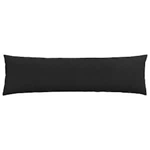 Pohovkové polštáře 2 pcs Černá 145 x 40 cm textil - obrázek 6
