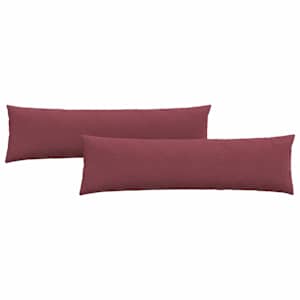Pohovkové polštáře 2 pcs Víno Červené 145 x 40 cm textil - obrázek 2