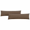vidaXL Diivanipadjad 2 tk kangas Pruun 145 x 40 cm