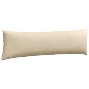 Pohovkové polštáře 2 pcs Krémová 145 x 40 cm textil - obrázek 5