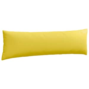 Pohovkové polštáře 2 pcs Světlá žlutá 145 x 40 cm textil - obrázek 5
