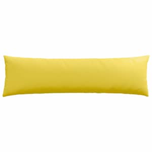 Pohovkové polštáře 2 pcs Světlá žlutá 145 x 40 cm textil - obrázek 6