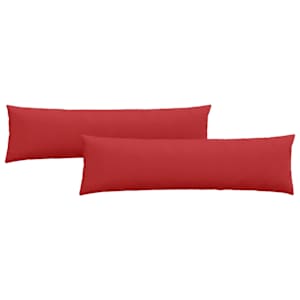 Pohovkové polštáře 2 pcs Červená 145 x 40 cm textil - obrázek 2