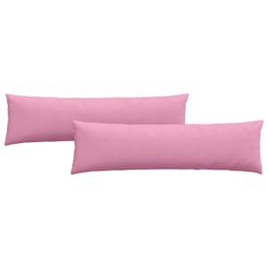 Pohovkové polštáře 2 pcs Růžová 145 x 40 cm textil - obrázek 2