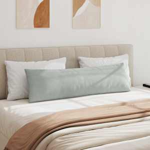 Pohovkové polštáře 2 pcs Světle šedá 145 x 40 cm - obrázek 4