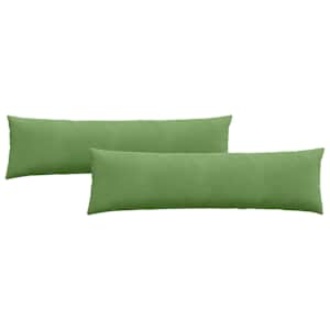 Pohovkové polštáře 2 pcs Světle zelená 145 x 40 cm - obrázek 2