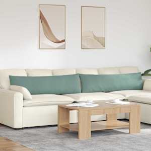 Pohovkové polštáře 2 pcs Mořská zelená 145 x 40 cm - obrázek 1