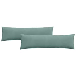 Pohovkové polštáře 2 pcs Mořská zelená 145 x 40 cm - obrázek 2