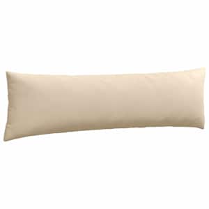 Pohovkové polštáře 2 pcs Krémová 145 x 40 cm textil - obrázek 5