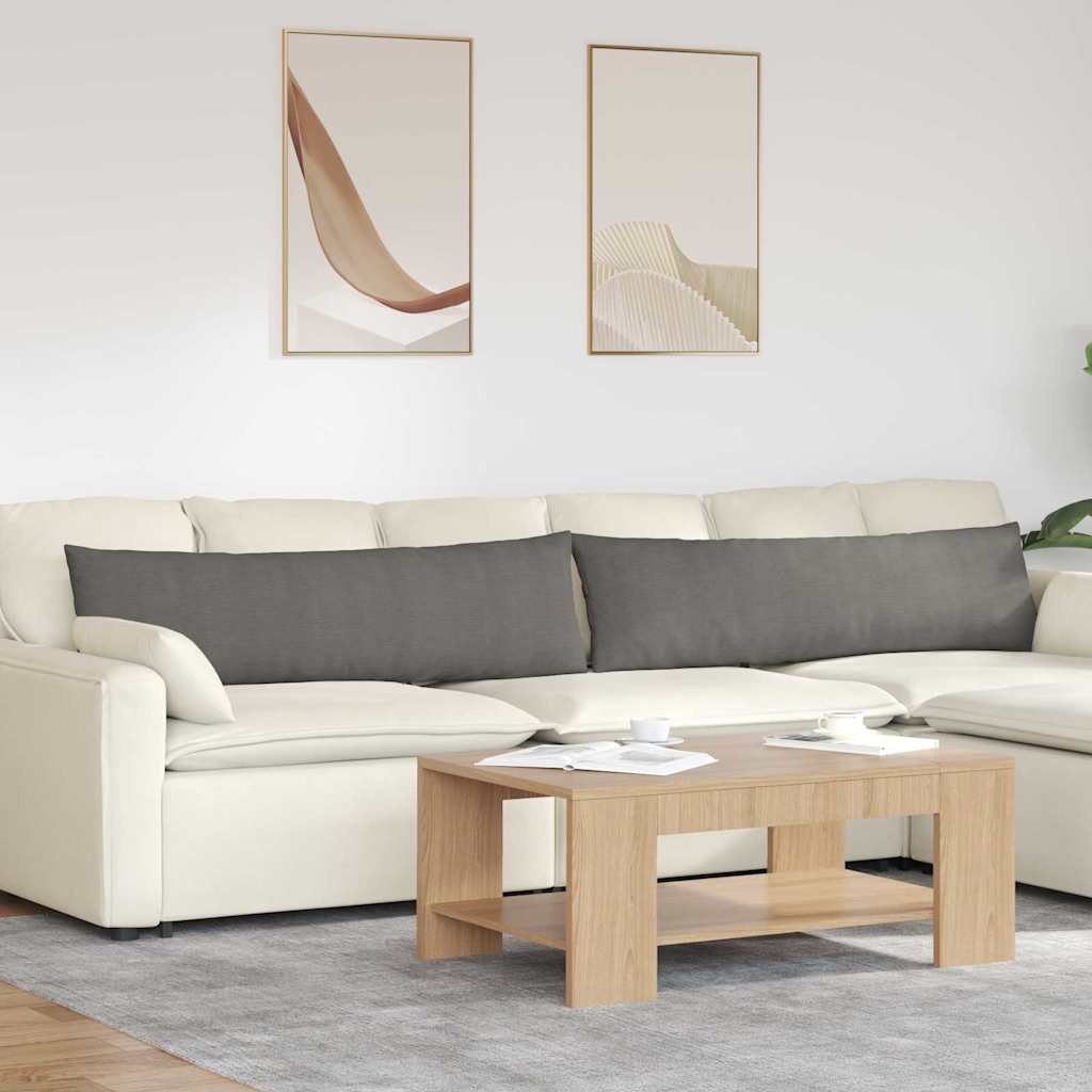 Casă & grădină - Perne pentru canapea 2 pcs Gri deschis 145 x 40 cm